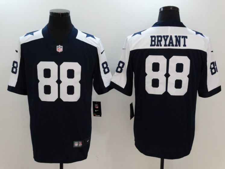 Men Dallas Cowboys #88 Bryant Blue Thanksgiving Nike Vapor Untouchable Limited NFL Jerseys->->NFL Jersey